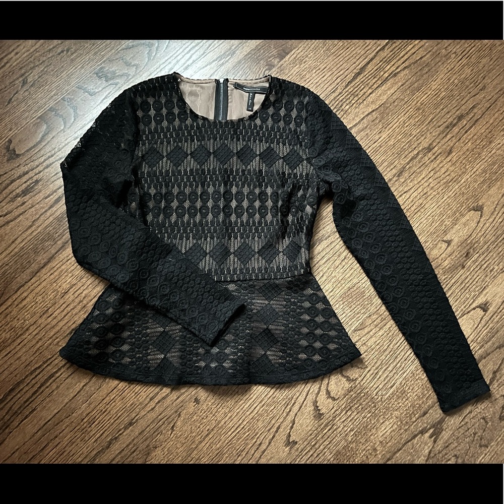 BCBG lace top size XS